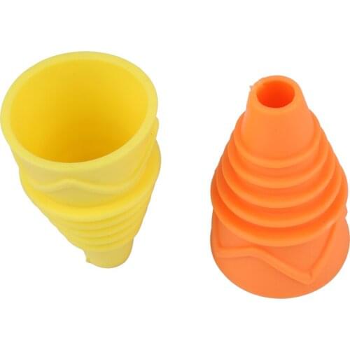 5pcs Flexible Flies Trap Funnel Reusable Silicone Pest Control Fruit Flies Catcher Killer Home Garden Kitchen Flytrap Fitting