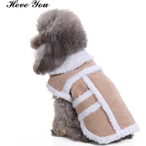 Heve You Clothes For Small Dogs Buckskin Outfits Medium Large Dog Clothing Warm Pet Coat Jacket Puppy Chihuahua Dog Costume