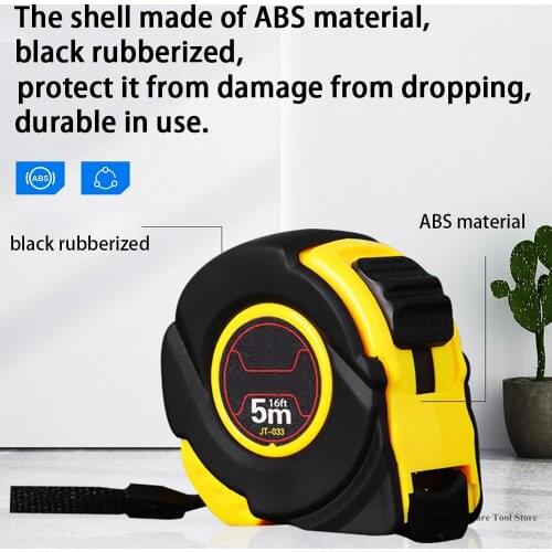 Wear-Resistant Tape Telescopic Ruler Measure Digital 3/5M Multifunctional Household Gauging Tool Pull Tape Measure DIY Work ABS