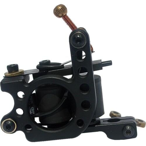 Tattoo Machine For Liner Iron 10 Wrap CoilsBlack Color Tattoo Guns Tattoo Supply