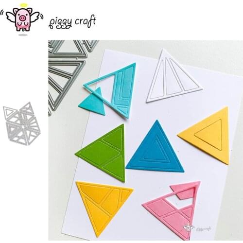 Piggy Craft metal cutting dies cut die mold Irregular corner shape Scrapbook paper craft knife mould blade punch stencils dies