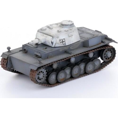 1/72 German Army VK3001(H) World War II Tank Model Die-cast Winter Painting Military Weapon High-end Collector Home Display Toy