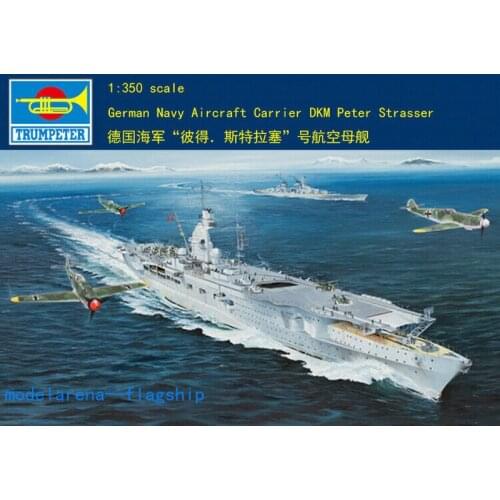 Trumpeter 1/350 05628 German Navy Aircraft Carrier Peter Strasser Model Kit