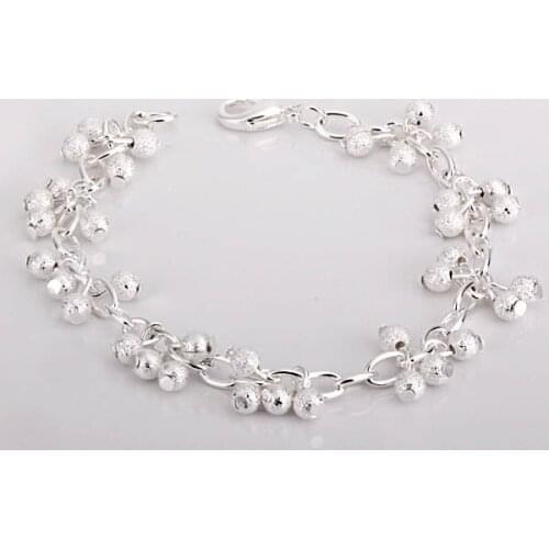 Fashion jewelry, S925 Sterling Silver color Jewelry Bracelets, Brand New B108