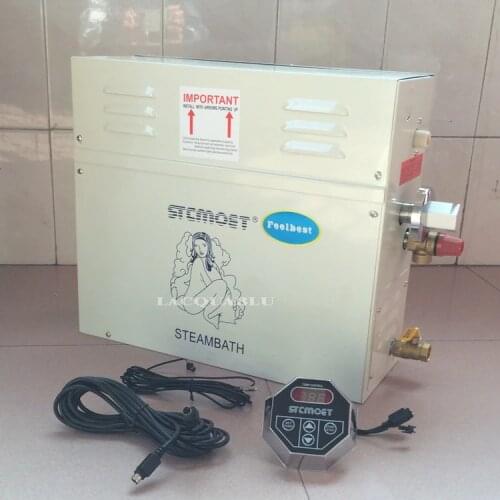 9KW Steam Generator for Shower 220V/380V Home Steam Machine Sauna Equipment Sauna Bath SPA Steam Shower with Digital Controller