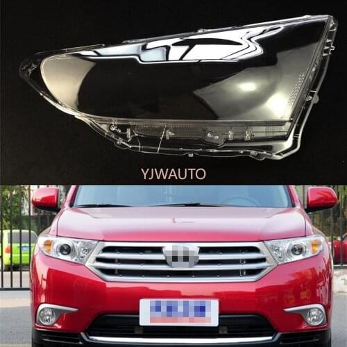 Car Headlamp Lens For Toyota Highlander 2012 2013 2014 Car Replacement Front Auto Shell Cover