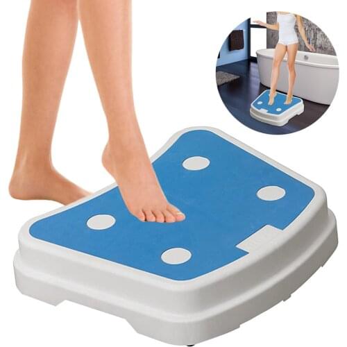 Portable Bath Step Slip-Resistant Bath Step Stackable Platform Bathtub Stool For Bathroom Bathtub Stair To Be Stacked steadfast