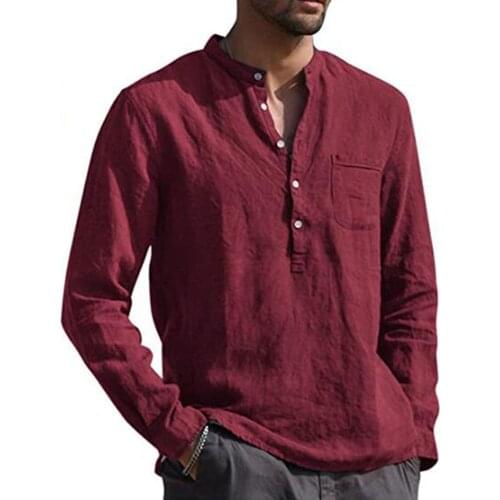 Mens Shirts 2021 Button Long Sleeve Pullover Smart Casual Shirts Camisas Para Hombre Fashion Top Men Clothing Loose Shirts