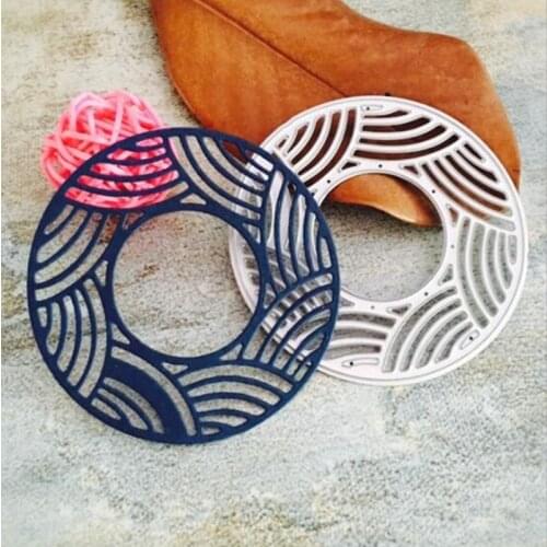 SCD568 Circle Cover Metal Cutting Dies For Scrapbooking Stencils DIY Album Cards Decoration Embossing Folder Die Cuts Template