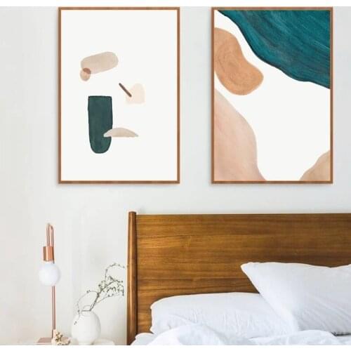 Modern Abstract Wall Art Minimalist Watercolor Paintings Nordic Neutral Picture Canvas Posters Prints Living Bedroom Decoration