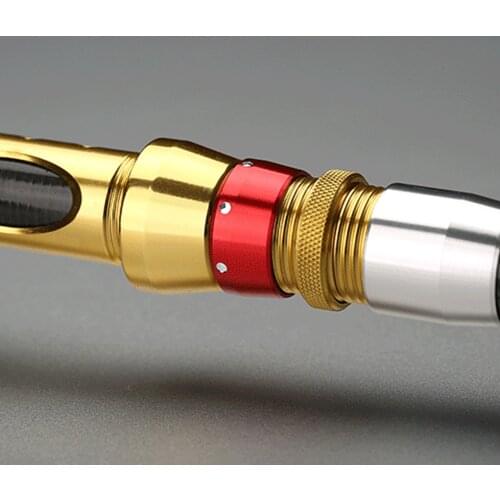 Telescopic Fishing Rod Carbon Fiber Travel Spinning Pole Reel Fish Tackle 1.8/2.1/2.4/2.7/3.0/3.6m EIG88