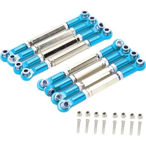 RC Car Spare Parts Upgrade Metal Pull Rod Steering Pull Rod Servo Rod Pull Rod for WPL B1 B-1 B14 B-14 B24 B-24 C14 1/16