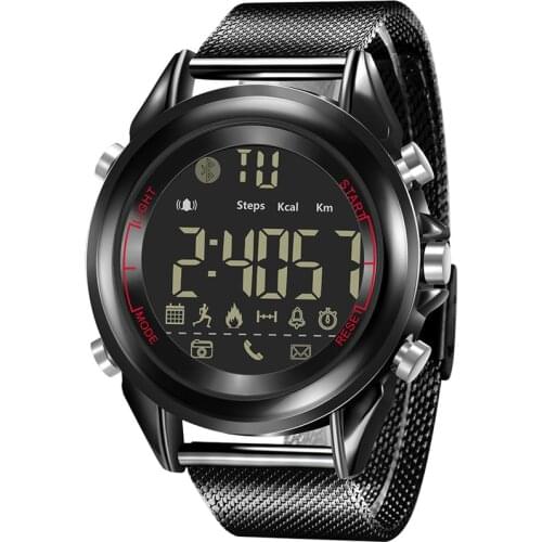 Ultra Thin Smart Watch Round Screen Bluetooth Alarm clock Pedometer IOS Andrews Sports Outdoor Noctilucent Steel Smartwatch