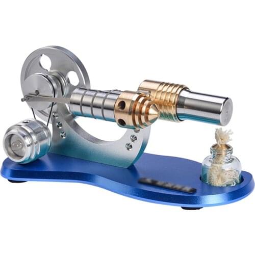 Metal Cylinder Bootable Stirling Engine Model Micro External Combustion Engine Model Learning Model Toys For Children Adult