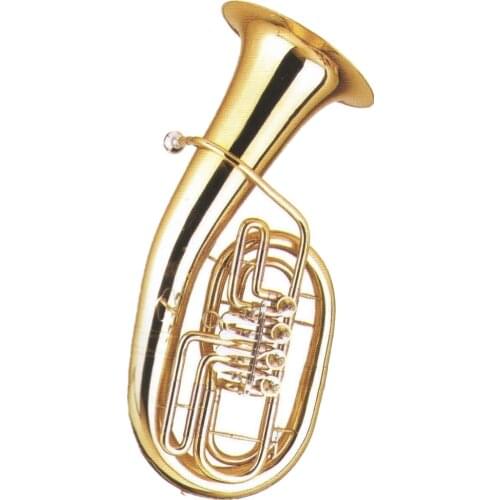 Gold lacquer High Grade Euphonium 4 Rotary keys