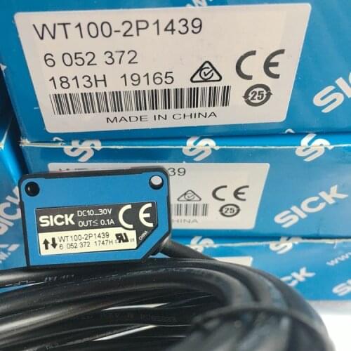 1pcs Sick New Original Genuine Photoelectric Sensors WT100-2P1439 WT100-P1439 WT100-P1432
