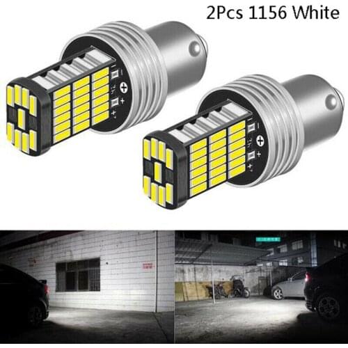 2X 1156LED Canbus 15 SMD BA15S P21W High Power White 6000K Car Brake Tail Light
