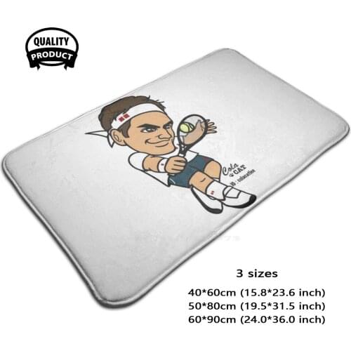 3D Household Goods Mat Rug Carpet Foot Pad King Of Tennis Tennis Atp Tennis Pro Tennispro Swiss Swiss Tennis Rf