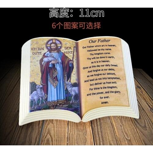 Our Lady of the Holy Family of Jesus three tables put Jesus shepherd ceramics