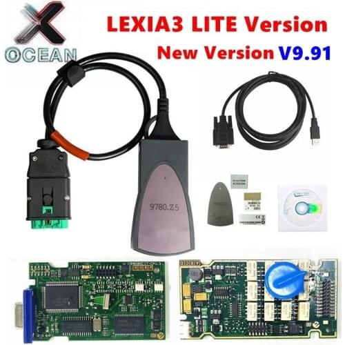 Lexia 3 Series 921815C FW Diagnostic Box V9.91 V7.83 Lite Versin Lexia3 PP2000 For Diagnosing Electronic Equipment Failure Tools