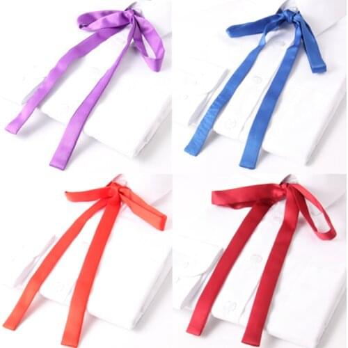 JK Bow Tie High School Girls Tie Japanese Preppy Chic Uniform Comic and Animation Cosplay Neck Rope Butterfly Navy Blue