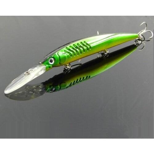 KKWEZVA 1pc 14.5cm 12.7g Minnow Fishing Lure With Treble Hook Plastic Artificial Fishing Tackle Hard Bait Lures Pesca Wobbler