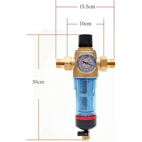 Kitchen Stainless Steel Water Filter Household Water Purifier Pre-filter Water Purifier Pipeline Filter Net Water Purifier