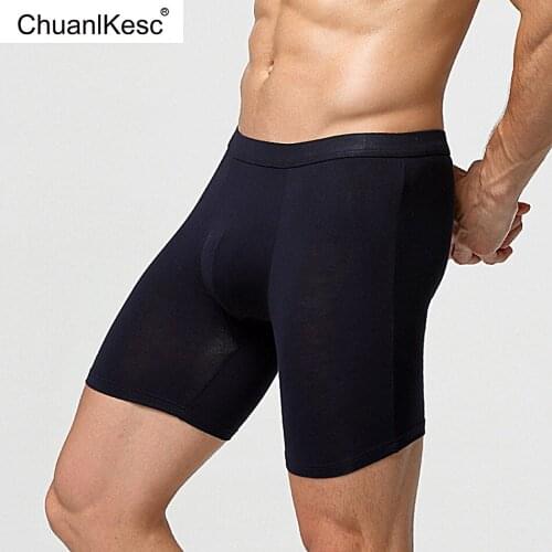 Mens Underwear Extra Long Underwear Sports Pants Large Size Running Fitness Youth Boxer 2020 Hot Sale