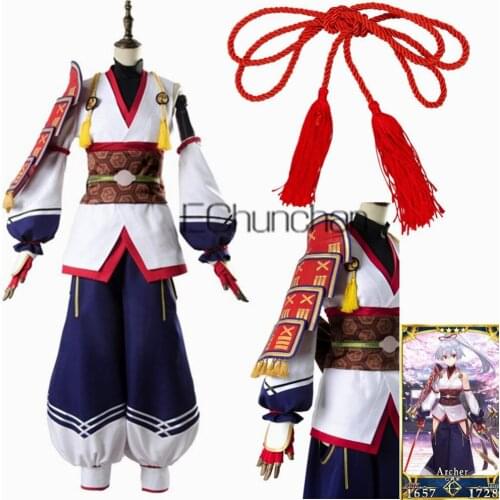 New arrival Fate/Grand Order Archer Tomoegozen cosplay costume Custom Made any size