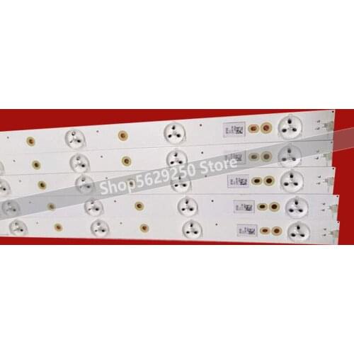 Original 5pcs/kit 625mm 8Lamps 3V LED Backlight Strip For Sky worth 32"TV 32E350D SW 32 08 REV1.1