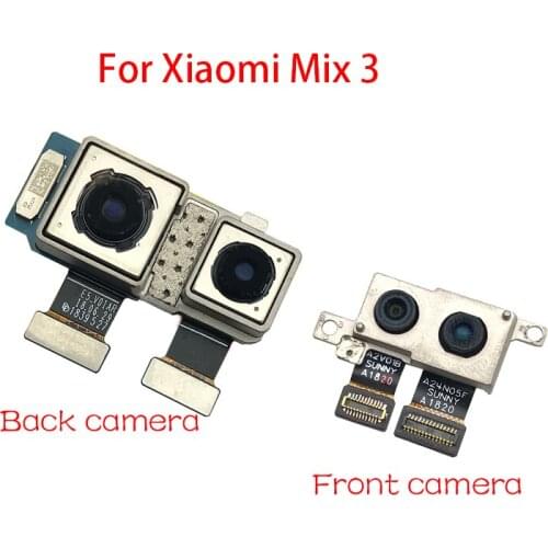 Back Rear Camera Module Flex Cable +Front Facing Camera Replacement For Xiaomi Mi Mix 3