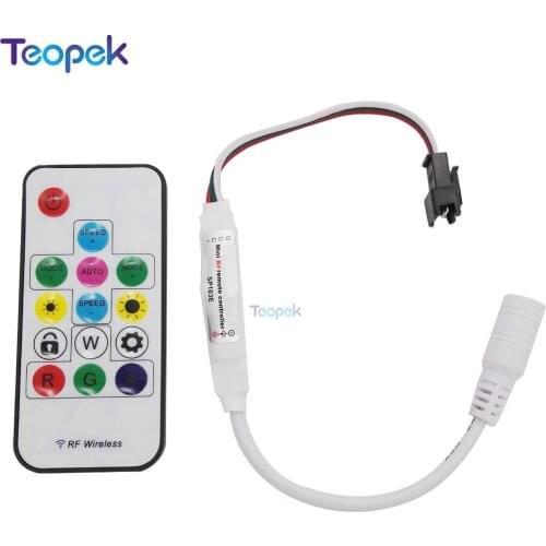 RF 14keys 21keys Mini 3keys Led Pixel Strip Controller For WS2811 SK6812 WS2812B 6803 1903 With Remote Controller
