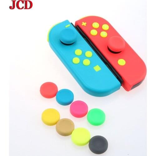2PCS Silicone Anti-Slip Enhanced Thumb Stick Cap For Nintendo Nintend Switch NS NX Joy-Con Controller Thumbsticks Grips Cover
