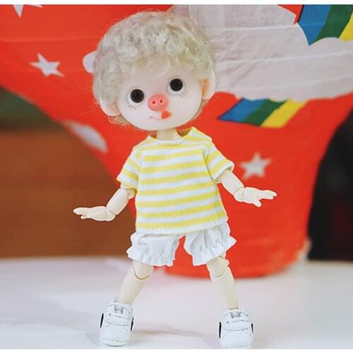 1pcs Cute Pumpkin Shorts Pant OB11 Underwear For OB11, Obitsu 11 Doll, 1/12 BJD Doll Pants Clothes Accessories