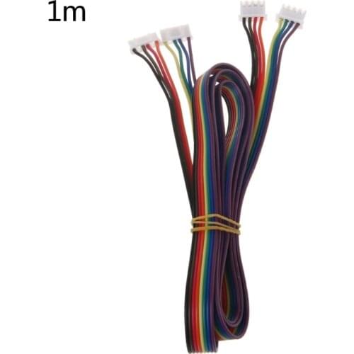 High Quality 0.5M/ 1M/2M XH2.54 4pin-XH2.0 6pin Paralled Motor Connector Cables for 42 Stepper Motor 3D Printer Parts qiang