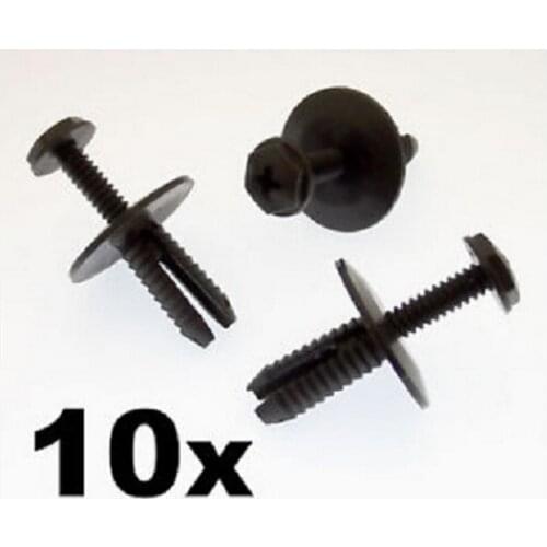 X10 For BMW Universel Porte Garniture Panneau Clip Attaches Auto Pare-chocs Rivet Retenue Push Capot Moteur Aile Fixation Clip