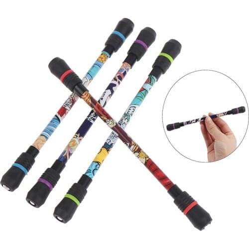 1Pc Creative Erasable Gel Pen 0.5mm Funny Rotating Pen Spinning Gaming Pens for Students Writing Toys Stationery Pen