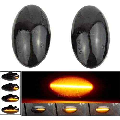 2Pcs For Suzuki Swift Alto SX4 71742475 71750075 71750925 Dynamic Side Marker Lamps Amber LED Lights