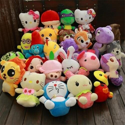 20PC/Lot 20CM Random Send Wedding Animal Movie Dolls Plush Toys Wedding Throw Small Doll Gifts Toy