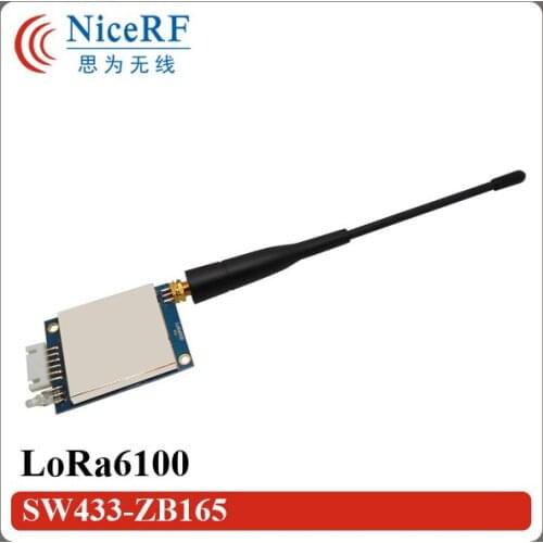 4pcs/lot Lora6100 1W 8km long range 433MHz TTL Interface high Sensitivity -139 dBm uart wireless module