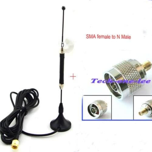 4G Antenna Omnidirectional 10dbi LTE Aerial SMA Magnetic for 4G lte FDD/TDD Router Modem+N Plug Male to SMA Female Adapter