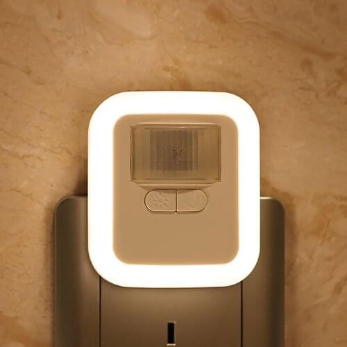 AC110-240V LED Plug-in Motion Sensor Light Drop shipping