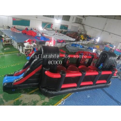 Free sea ship to port,Commercial Leaps N Bounds wipeout big run balls inflatable obstacle course run sport games
