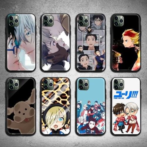 Anime YURI On ICE Phone Case For iphone 12 11 Pro Max Mini XS Max 8 7 6 6S Plus X 5S SE 2020 XR cover