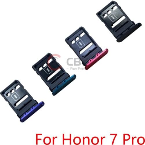 SIM Card Tray Holder Slot Adapter Socket For Huawei Honor 7 Pro Replacement Parts