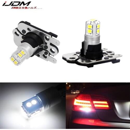 IJDM Canbus 10SMD-3030 PW16W PH16W LED Backup Reverse Light Bulbs for 11-13 BMW E92 328i 335i, M3 LCI Backup Lights