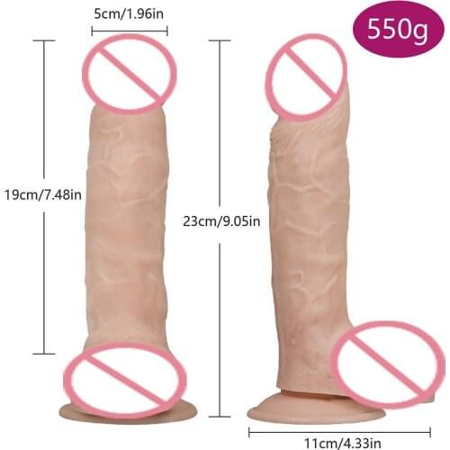 Hot 23*5cm Big Realistic Artificial Dildos Penis Dick With Strong Suction Cup Plug massage Male Woman Masturbator Adult Sex Toys