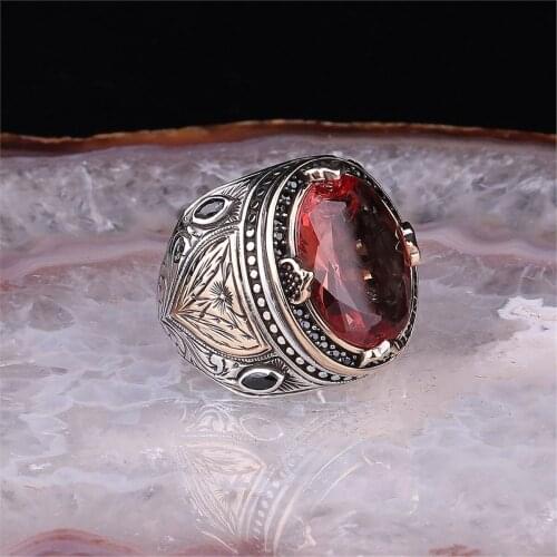 Zultanit 925 Sterling 925 K Silver Men 'S Ring