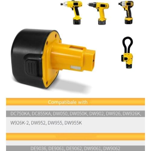 3500mAh NI-MH 9.6V Battery for DEWALT DE9036 DE9061 DE9062 DW9061 DW9062 battery 9.6 VOLT Drill