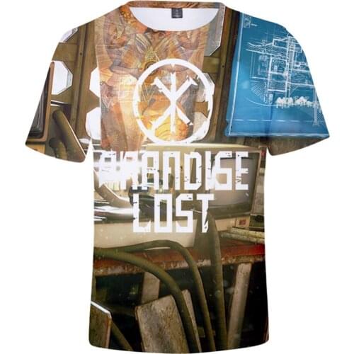 2021 New Arrival Creative paradise lost T-shirts Men Women Summer Fashion 3D Printing T Shirts Cartoon T-shirts Clothes